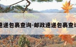 邮政速递包裹查询-邮政速递包裹查询跟踪